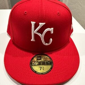 New Era Red KC 59FIFTY Fitted Hat